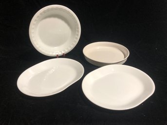 White Serving Platters