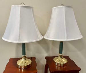 Pair Of Elegant Candelabra Style Lamps