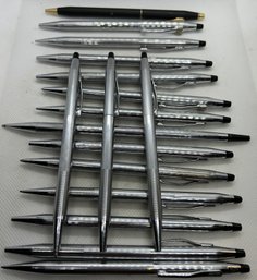 17 Vintage CROSS Pens And Mechanical Pencils