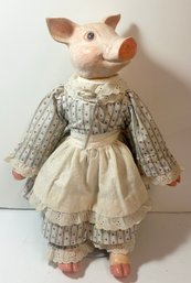 Vintage Collectible Pig Doll