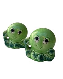 Made In Japan Mid Century Octopus Salt And Pepper Shakers