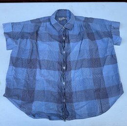 Everlane Plaid Button Up Shirt Size Small