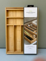 Threshold Expandable Bamboo Drawer Organizer