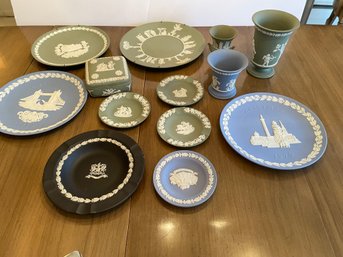 Collection Of Wedgewood Embossed, Decorative China Items.