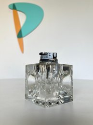 Mid Century Glass Cube Desk Lighter - Sparks!