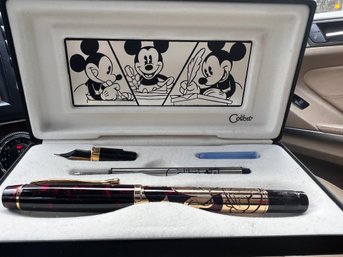 Mickey And Co. Commemorative Pen Set With Original Case