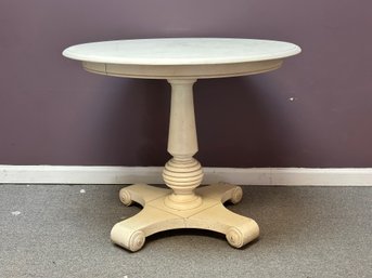 Ethan Allen Pedestal Table, New Country Collection