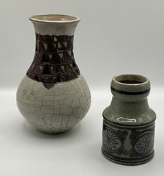 2 Pieces Of Pottery