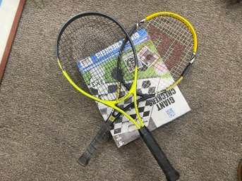 Two Tennis Rackets! Head YouTek Extreme Mid Plus Racquet & Wilson Hyper Hammer!