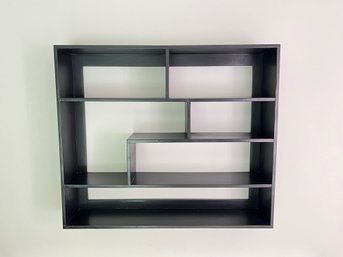 Black Wood Wall Shelf