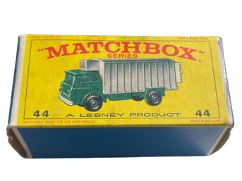 Vintage  Matchbox #44 Refrigerator Truck With Original Box