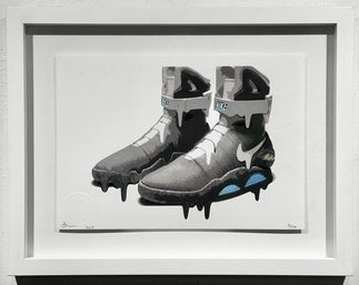 Death NYC - Nike Cleats - Original Print, Signed And Numbered