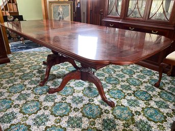 Gorgeous Chippendale Style Dining Table By Leda Furniture