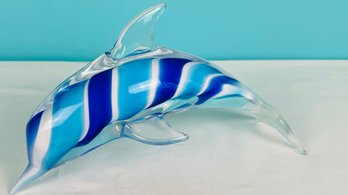 Beautiful Glass Dolphin