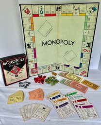 1937 Monopoly Game (no Box) Board Says 1935, Game Rules Say 1937