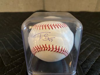 Travis Shaw Boston Red Sox Autographed Baseball