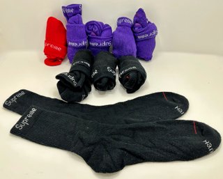 9 Pairs Supreme Hanes Socks, Appear Unworn