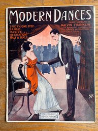 Sheet Music Booklet (five Songs Plus Dance Instructions) - 'MODERN DANCES' - 1914