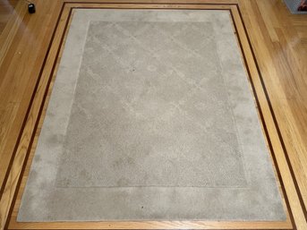 Another Neutral Tone-On-Tone Area Rug By Ethan Allen, Carpet Classics Collection, 4'3'X5'4'