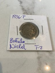 1936 P Buffalo Nickel 194