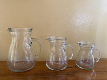 Vintage Graduated Italian Pitchers