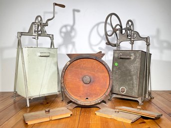 Large Antique Butter And Ice Cream Churns