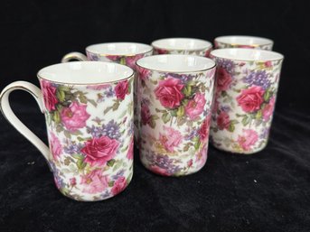 Pink Rose Mugs