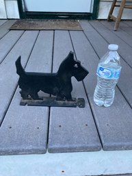 Cast Iron Scotty Dog Door Stop