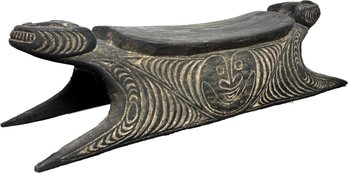 An Antique Stool Or Head Rest, Kararawari Tribal