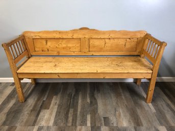 Solid Wood Bench/Settee