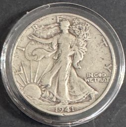 1941-d Walking Liberty Silver Half Dollar