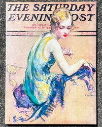 A Fabulous Large Canvas Print - Early 1930's Saturday Evening Post, Guy Huff