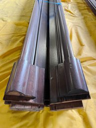 A Set Of Four - 117' Black Walnut Door Trims