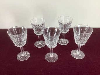 Waterford Wine Glasses Set Of 5
