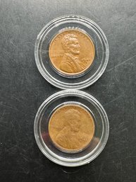 2 Wheat Pennies 1941, 1941-D