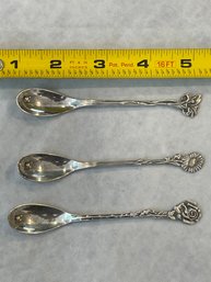3 Sterling Spoons