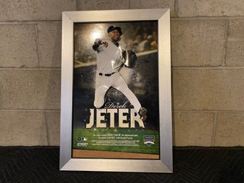 Derek Jeter NY Yankees Collage With Authentic Dirt From Yankee Stadium