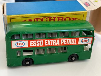 Vtg Matchbox #74 Dahmler Bus ESSO Extra Petrol With Original Box (read Description)