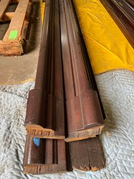 A Set Of Four - 116' Black Walnut Door Trims