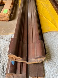 A Set Of Four - 115' Black Walnut Door Trims