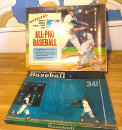 All Pro Baseball (1969) And Parkers Brothers Baseball (1967)