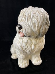 Large Ceramic Old English Sheepdog