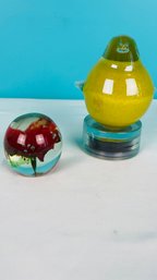 Art Glass Paper Weights