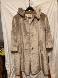 Vintage Womens Fur Like Long Jacket