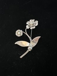 Vintage Flower Form Pin