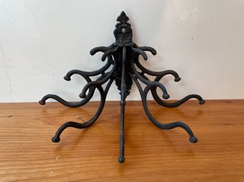 Vintage Cast Iron Swing Folding Coat Hat Hooks Wall Mount Clothing Rack