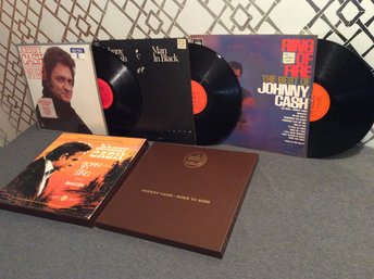 Johnny Cash Record Lot