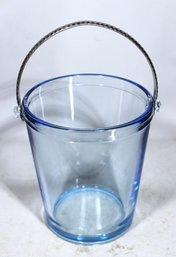 Light Blue Depression Glass Ice Bucket