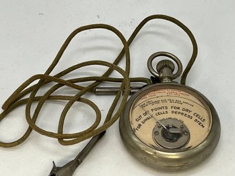 Western Electric Dry Cell Battery Tester - Old!