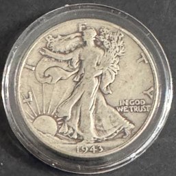 1943 Walking Liberty Silver Half Dollar